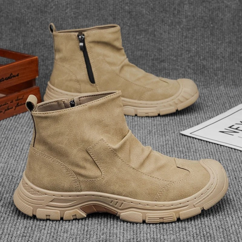 Edward Rugged Zip High-Top Boot