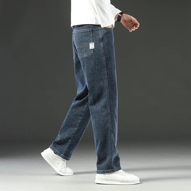 Lazvik Relaxed Straight Leg Denim Jeans