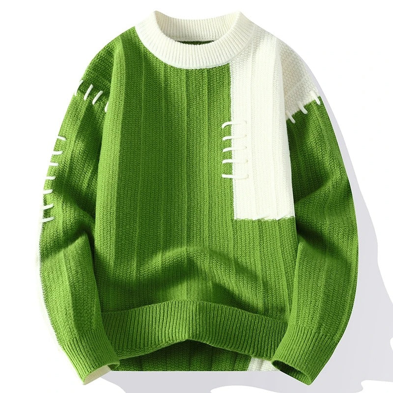 Lunare Stitched Knit Sweater
