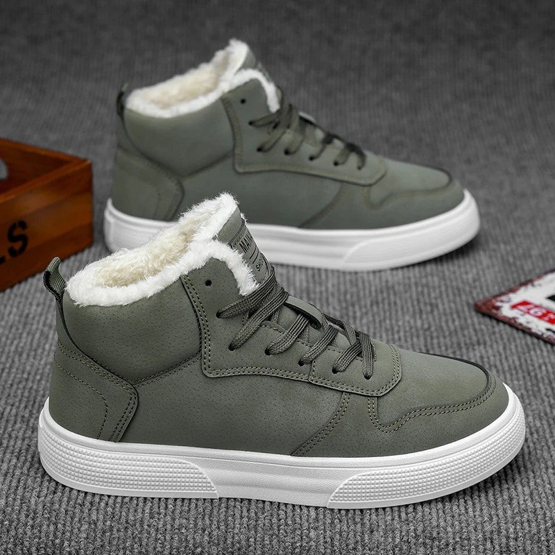 Navine Fleece Lined Winter High Top Sneakers