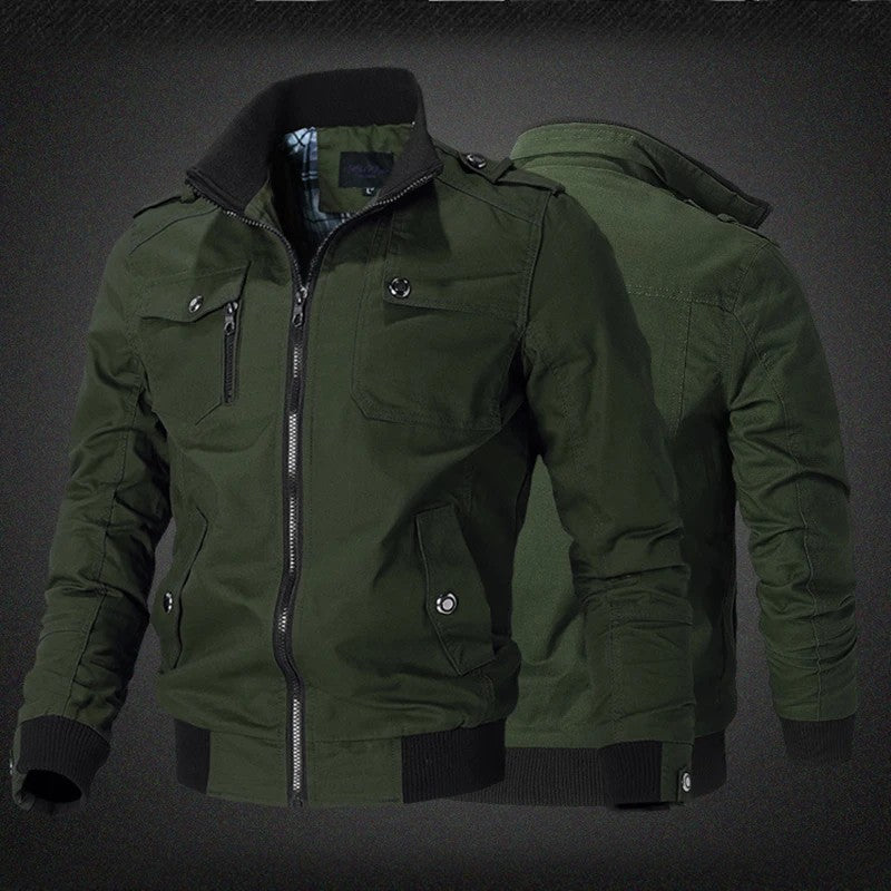 Tindra Stand Collar Utility Jacket