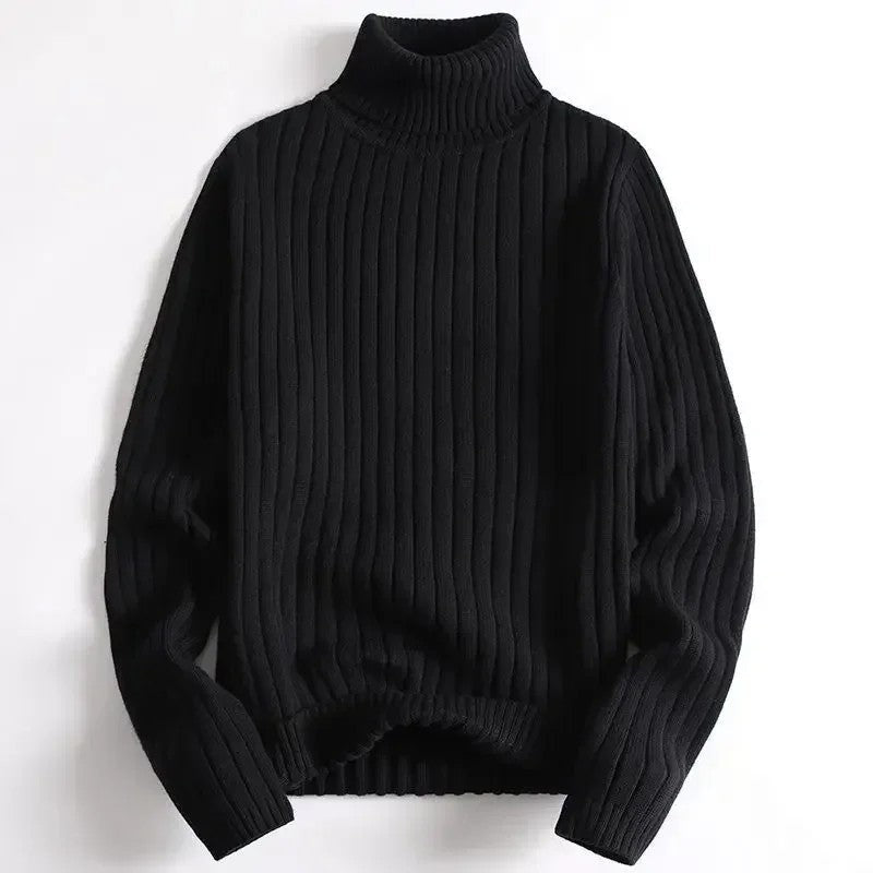 Alexander Ribbed Knit Turtleneck Sweater
