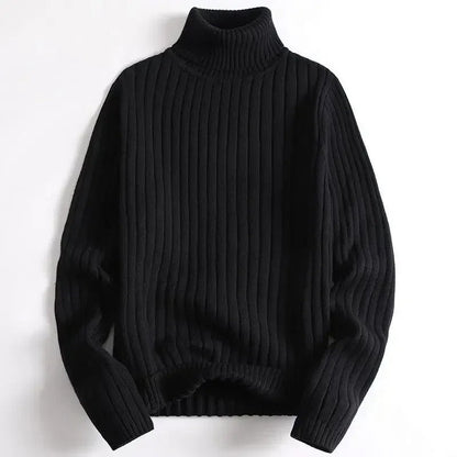 Alexander Ribbed Knit Turtleneck Sweater