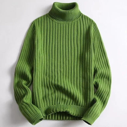 Alexander Ribbed Knit Turtleneck Sweater