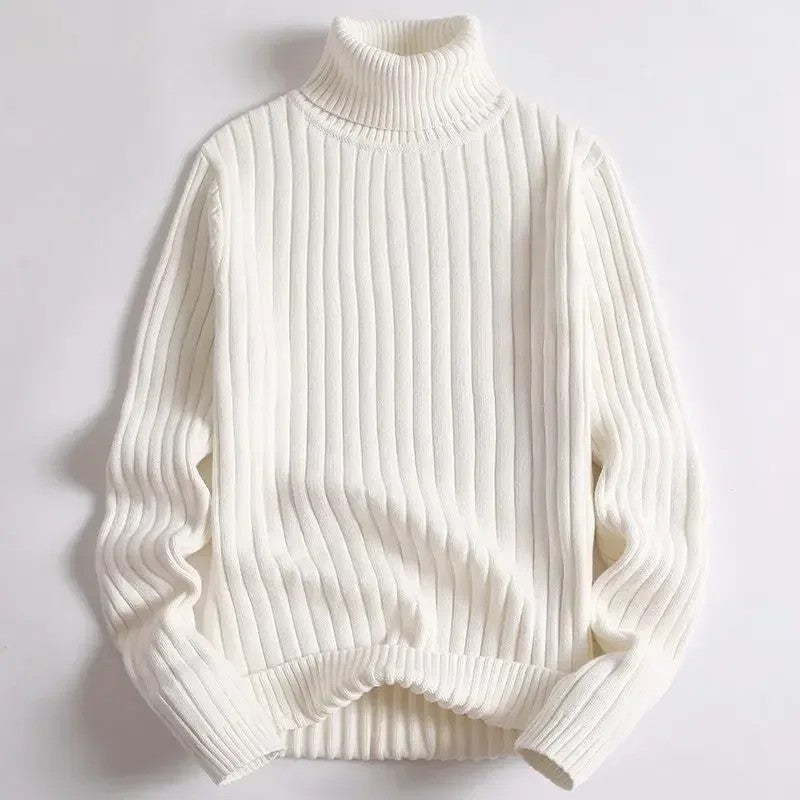 Alexander Ribbed Knit Turtleneck Sweater