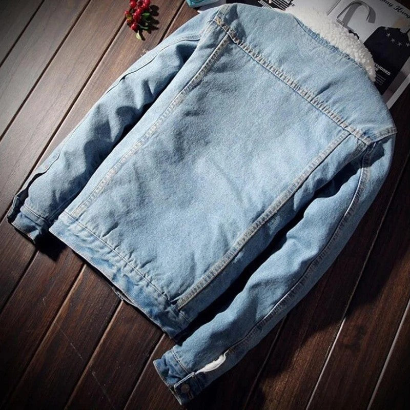 Anton Sherpa Lined Denim Jacket