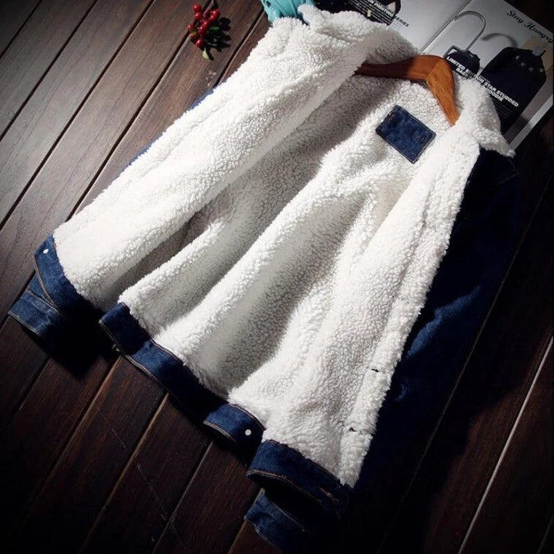 Anton Sherpa Lined Denim Jacket