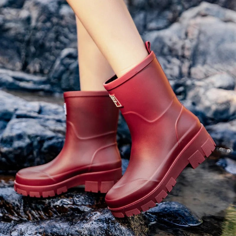 Arvella Chunky Sole Waterproof Rain Boots