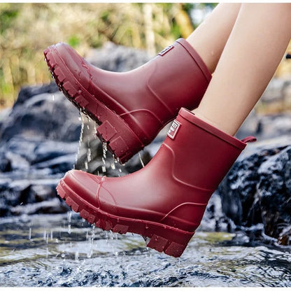 Arvella Chunky Sole Waterproof Rain Boots