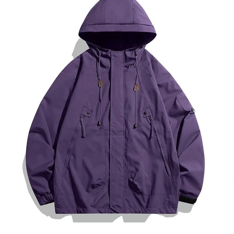 Arvion Utility Waterproof Windbreaker Jacket