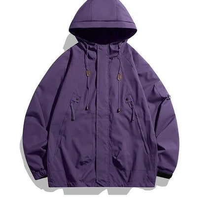 Arvion Utility Waterproof Windbreaker Jacket