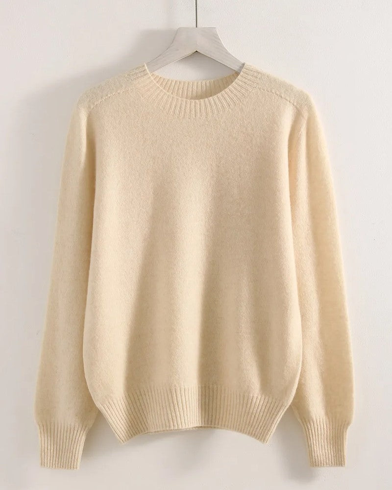 Avielle Relaxed Knit Crewneck Sweater