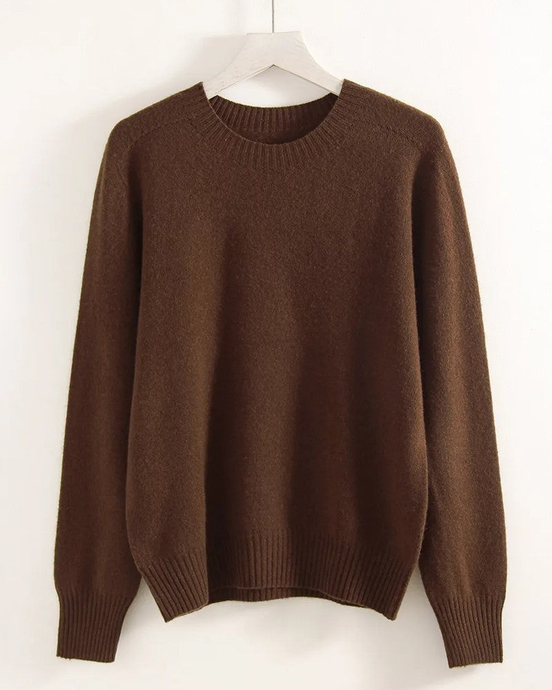 Avielle Relaxed Knit Crewneck Sweater