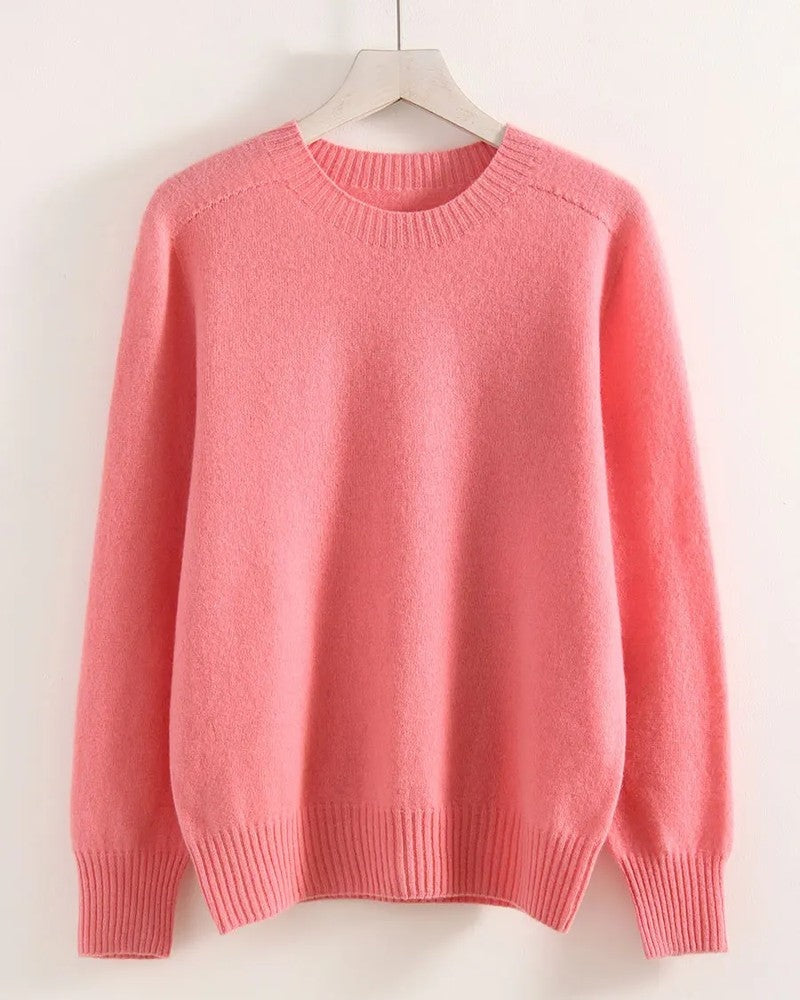Avielle Relaxed Knit Crewneck Sweater