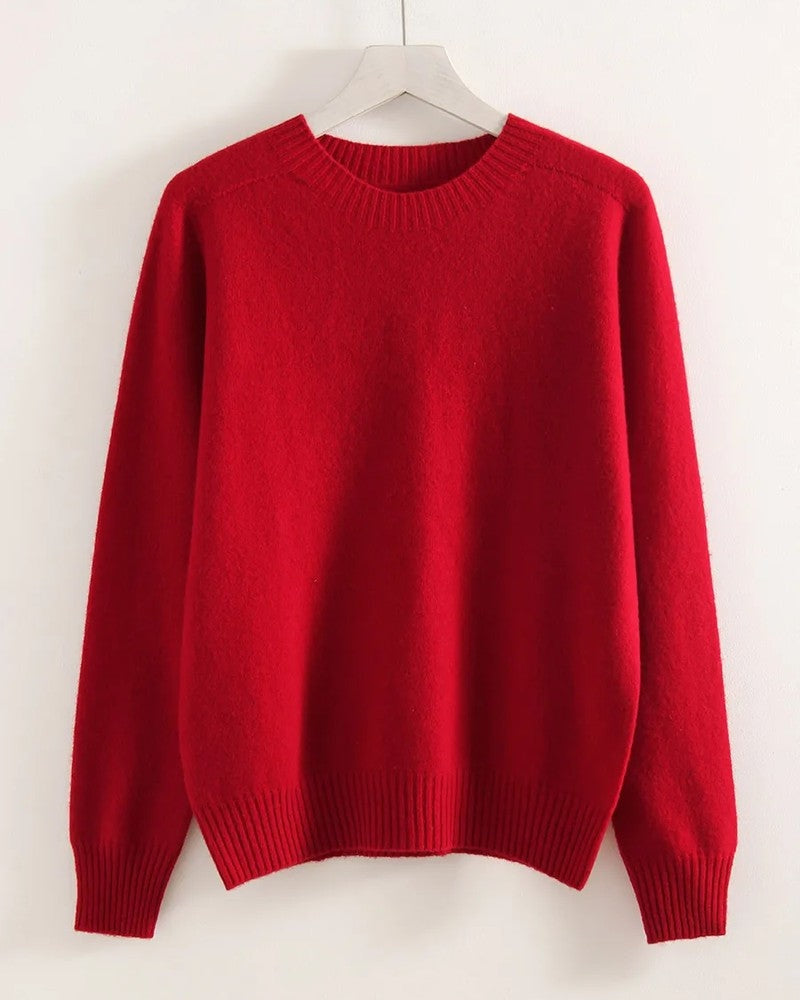 Avielle Relaxed Knit Crewneck Sweater
