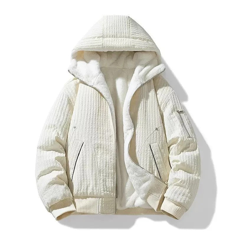 Benjamin Quilted Fleece Lined Hooded Jacket