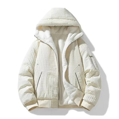 Benjamin Quilted Fleece Lined Hooded Jacket