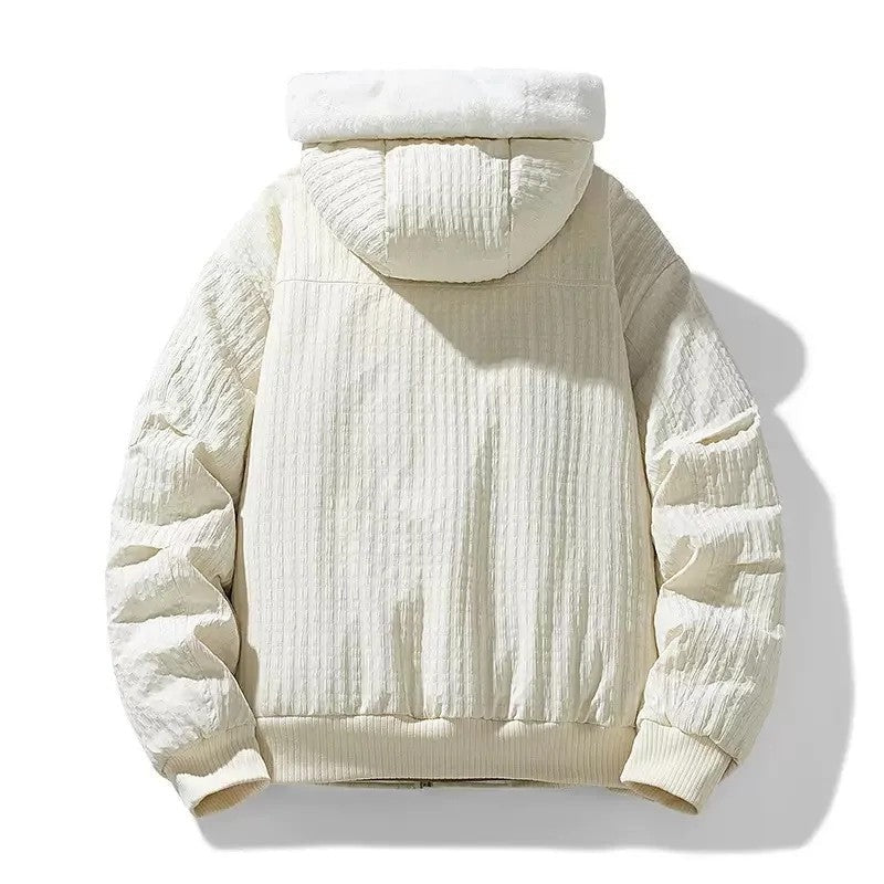 Benjamin Quilted Fleece Lined Hooded Jacket