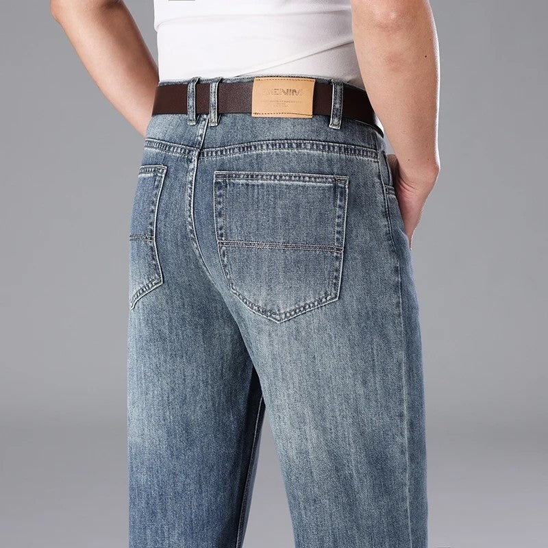 Breslo Relaxed Straight Leg Denim Jeans