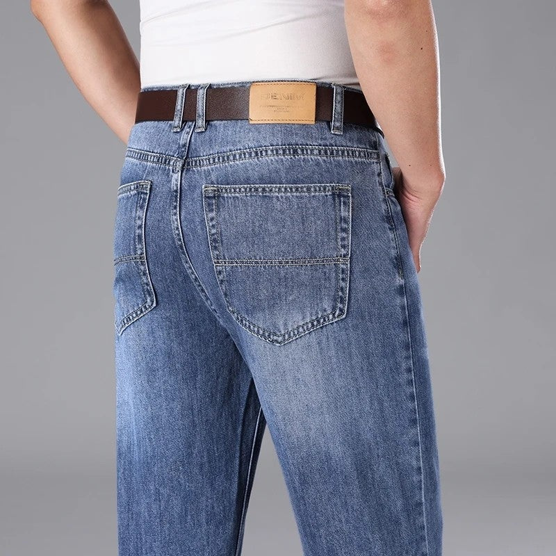 Breslo Relaxed Straight Leg Denim Jeans