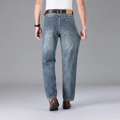 Breslo Relaxed Straight Leg Denim Jeans