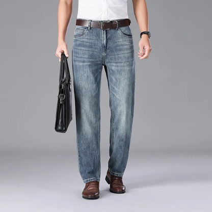 Breslo Relaxed Straight Leg Denim Jeans