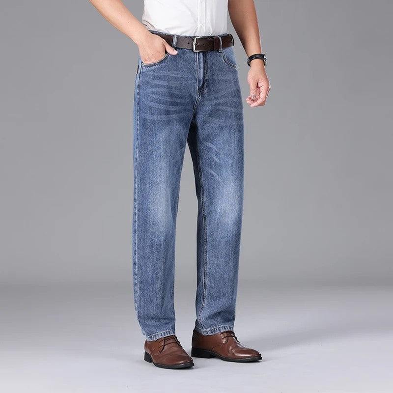 Breslo Relaxed Straight Leg Denim Jeans