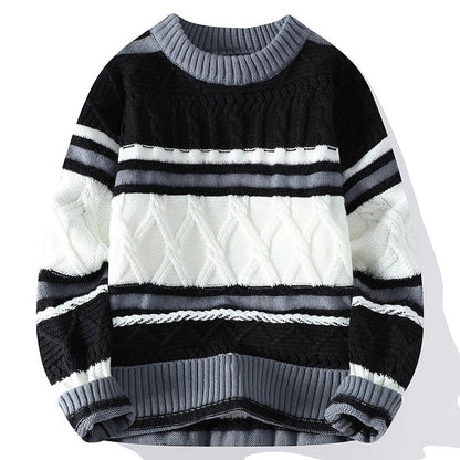Brionne Textured Stripe Knit Sweater