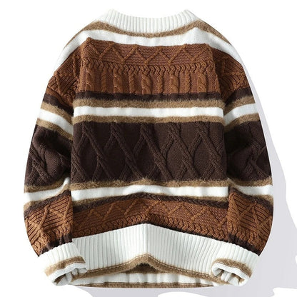 Brionne Textured Stripe Knit Sweater