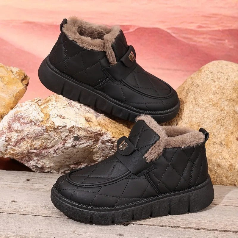 Calla Quilted Faux Fur Slip-On Boot