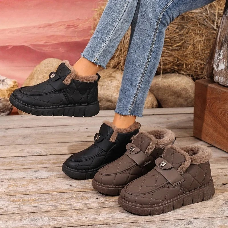 Calla Quilted Faux Fur Slip-On Boot