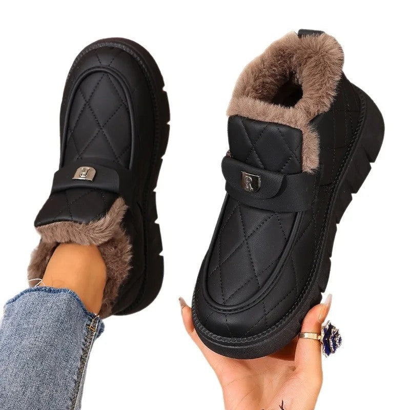 Calla Quilted Faux Fur Slip-On Boot