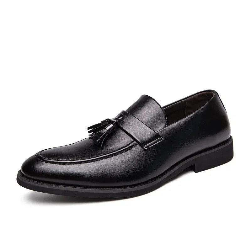 Calviro Tassel Detail Elegant Loafers