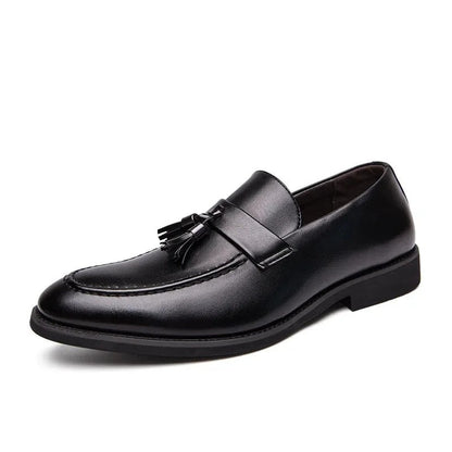 Calviro Tassel Detail Elegant Loafers