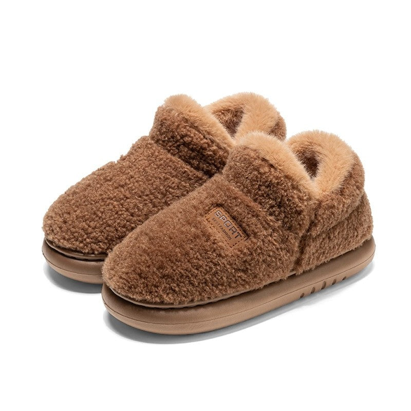 Caspian Plush Fleece Lined House Slippers