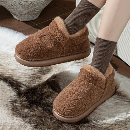 Caspian Plush Fleece Lined House Slippers