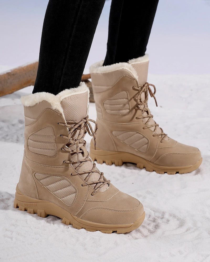 Corvina Shearling Lined Lace-Up Winter Boots