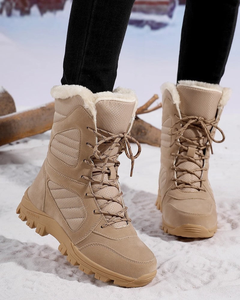Corvina Shearling Lined Lace-Up Winter Boots