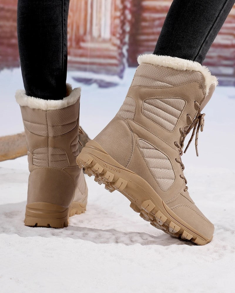 Corvina Shearling Lined Lace-Up Winter Boots