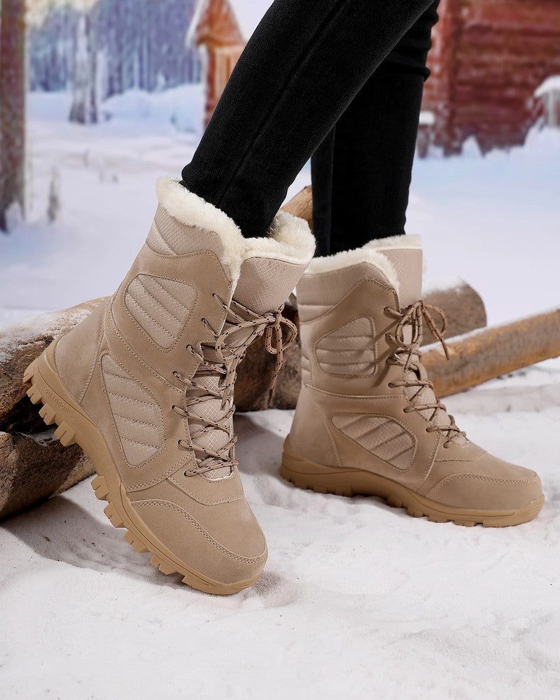 Corvina Shearling Lined Lace-Up Winter Boots