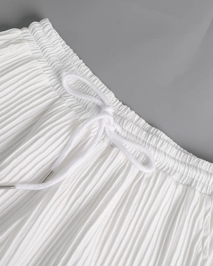 Darian Relaxed Pleated Lounge Set