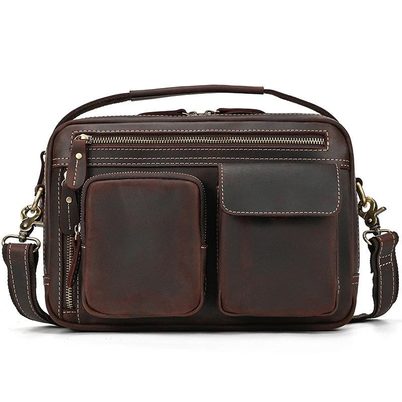 Darren Men's Multi-Pocket Crossbody Messenger Bag