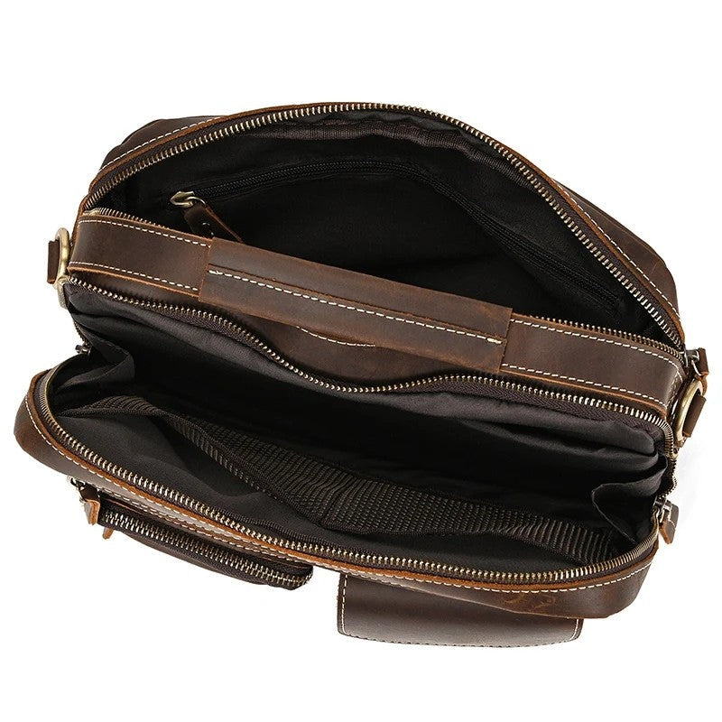 Darren Men's Multi-Pocket Crossbody Messenger Bag