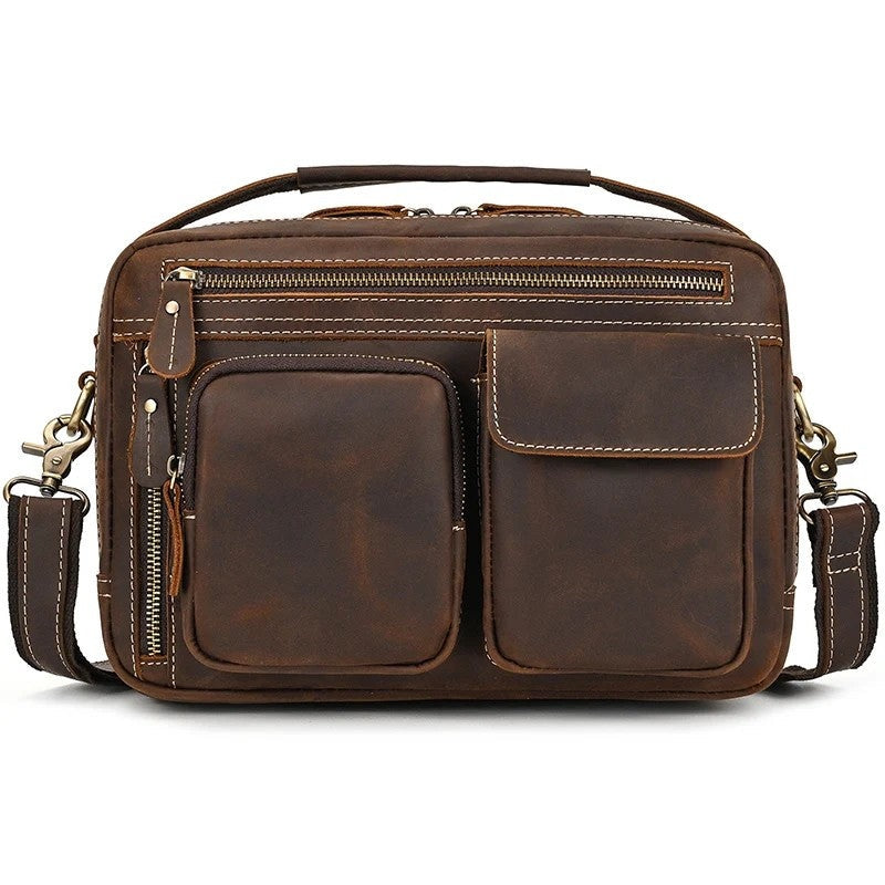 Darren Men's Multi-Pocket Crossbody Messenger Bag