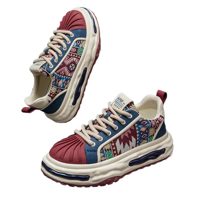 Diego Men's Patterned Platform Athletic Sneakers
