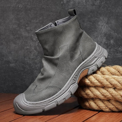 Edward Rugged Zip High-Top Boot