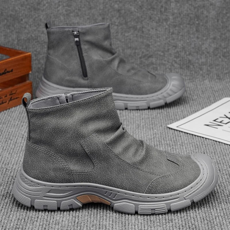 Edward Rugged Zip High-Top Boot