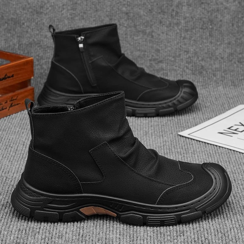 Edward Rugged Zip High-Top Boot