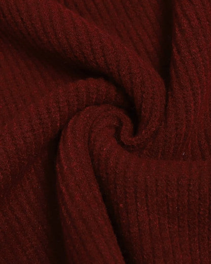 Eliane Varsity Stripe Ribbed Knit Sweater