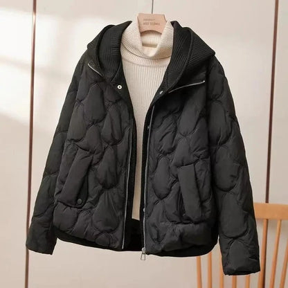 Elvane Quilted Hooded Puffer Jacket